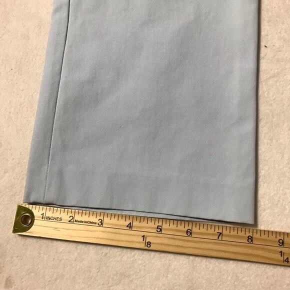 Theory womens 00 baby blue ankle pants trousers office business stretchy - Picture 8 of 9